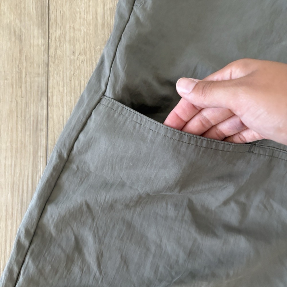 Zara Parachute Pants XS Grey Gorpcore Cargo Streetwear Baggy Jogger - Picture 5 of 6